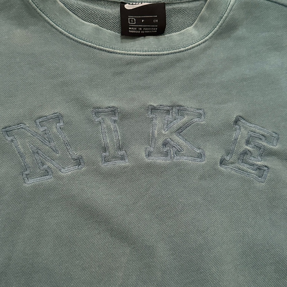Nike Green Sweater vintage look size small